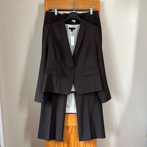 Ann Taylor Dark Grey Pantsuit, Size 12